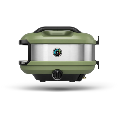 Gozney Tread Pizza Oven in Olive Green
